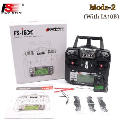 Flysky FS-i6X 10ch 2.4GHz AFHDS radiocomando Mode 2