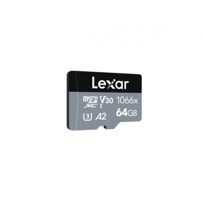 Lexar Professional 1066x microSDXC 64GB UHS-I Serie SILVER