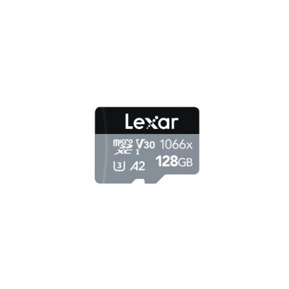 Lexar Professional 1066x microSDXC 128GB UHS-I Serie SILVER