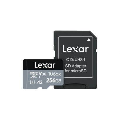 Lexar Professional 1066x microSDXC 256GB UHS-I Serie SILVER